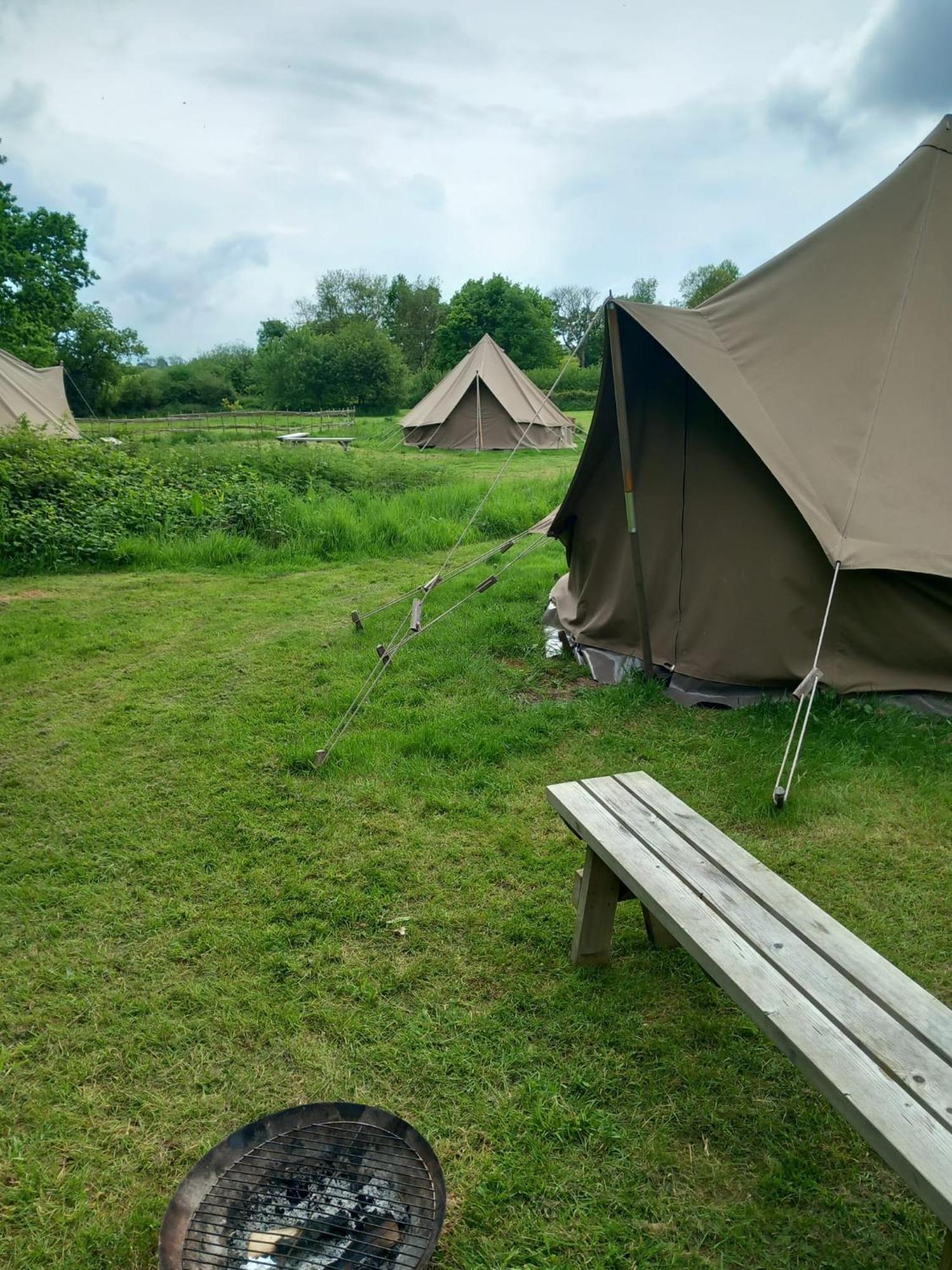 Gaggle Of Geese Pub - Shepherd Huts & Bell Tents Dorchester Exterior photo